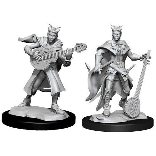 Female Tiefling Bard W14 2pk Nolzur's D&D miniature Dungeons Dragons unpainted Z