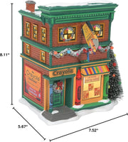 
              Crayola Crayon Store Department 56 Snow Village 6009706 Christmas lit building Z
            