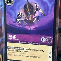 Disney Lorcana Jafar Keeper of Secrets card Non-Foil Rare The First Chapter