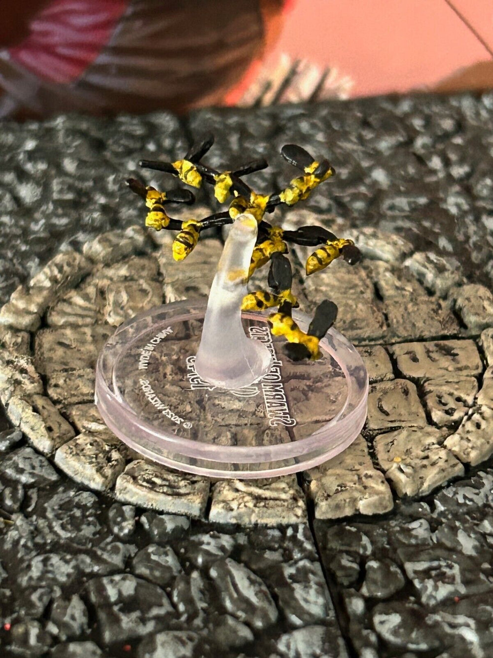 Swarm of Insects (Wasps) D&D Miniature Dungeons Dragons Sand Stone 12 summoned Z