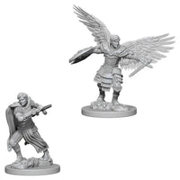 Male Aasimar Fighter W6 2pk Nolzur's D&D miniature Dungeons Dragons unpainted Z