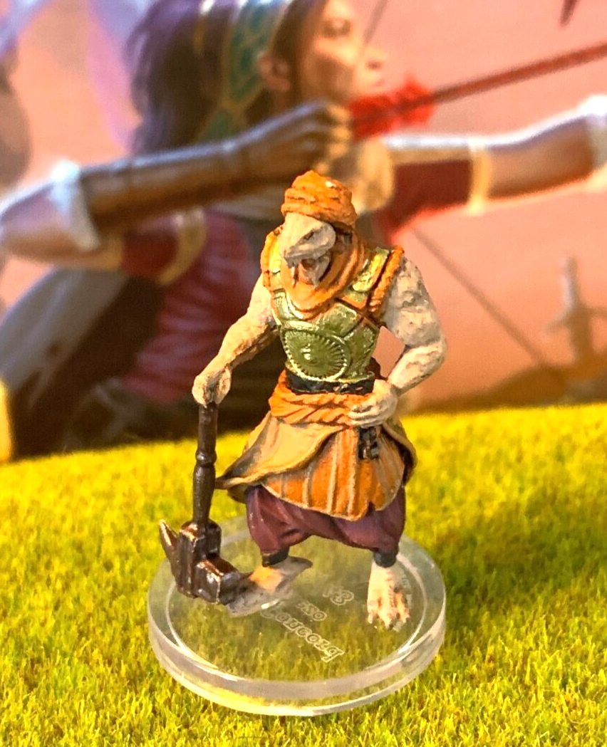 Zhelezo Clovis Factions Wildemount Critical Role D&D Miniature dragonborn guard