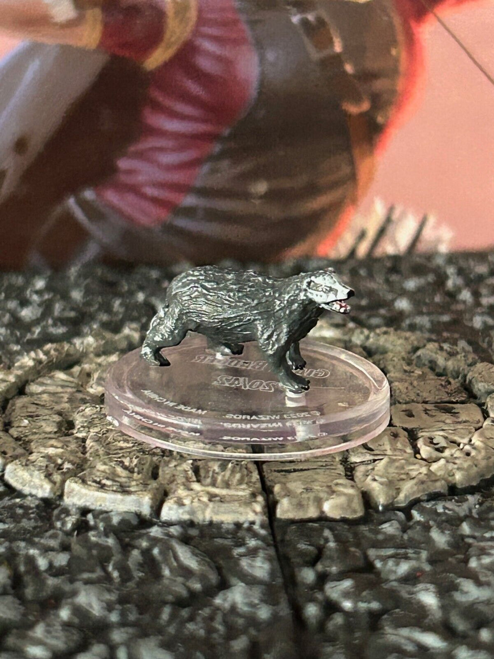 Giant Badger D&D Miniature Dungeons Dragons Bigby Presents Glory Giants druid 20