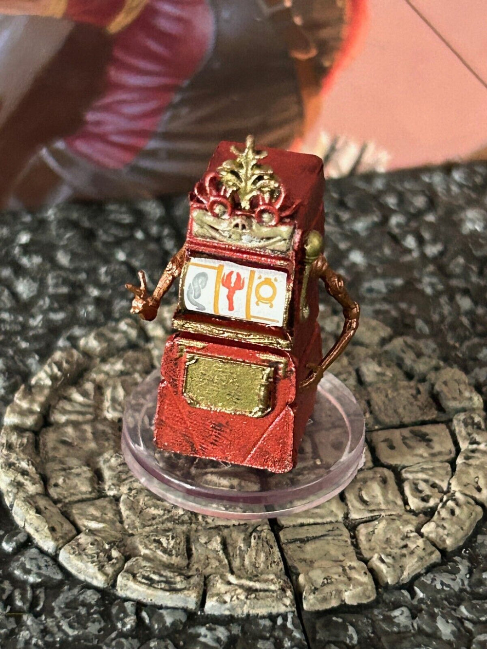 Modron Slot Machine D&D Miniature Dungeons Dragons Planescape Multiverse 9