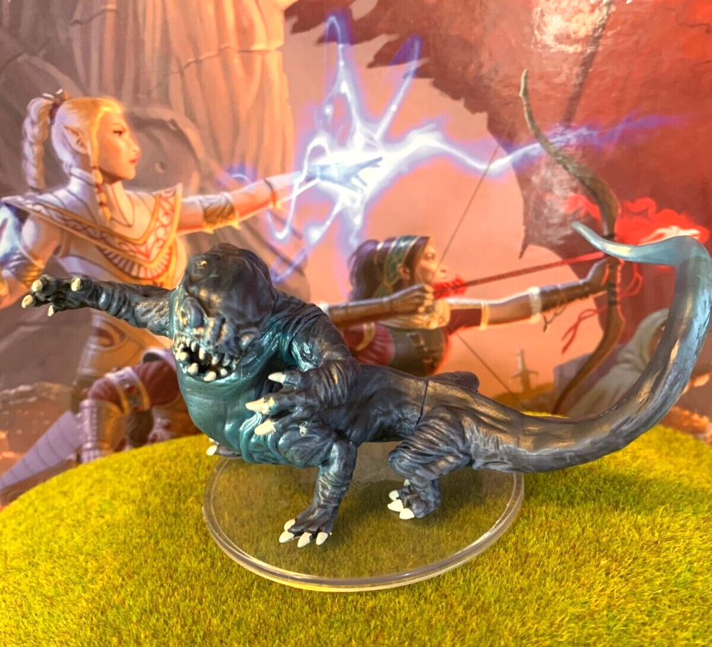 Frost Salamander D&D Miniature Dungeons Dragons Icewind Dale Rime huge lizard 33