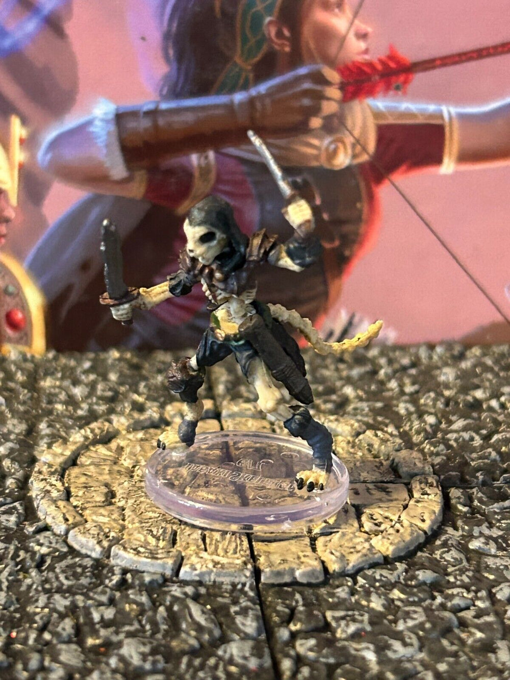 Tabaxi Skeleton D&D Miniature Dungeons Dragons undead armies rogue ranger 6