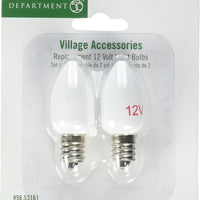 Replacement Bulbs 12 Volt 2pk Department 56 Village Accessories 53161 Christmas