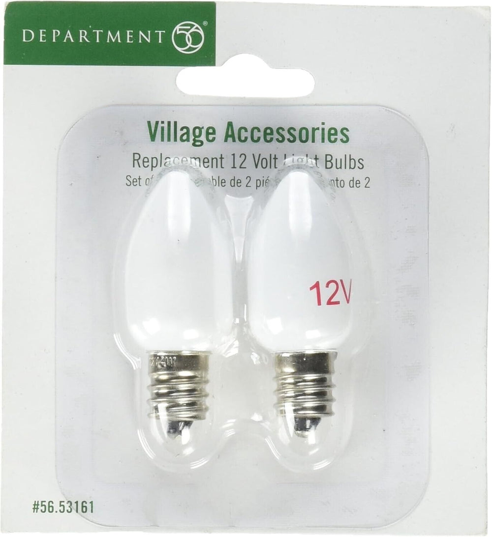 Replacement Bulbs 12 Volt 2pk Department 56 Village Accessories 53161 Christmas