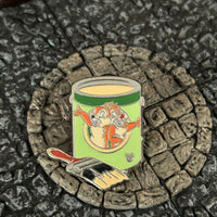 Chip Dale Green Paint Can Hidden Mickey Disney Collectible Trader Pin