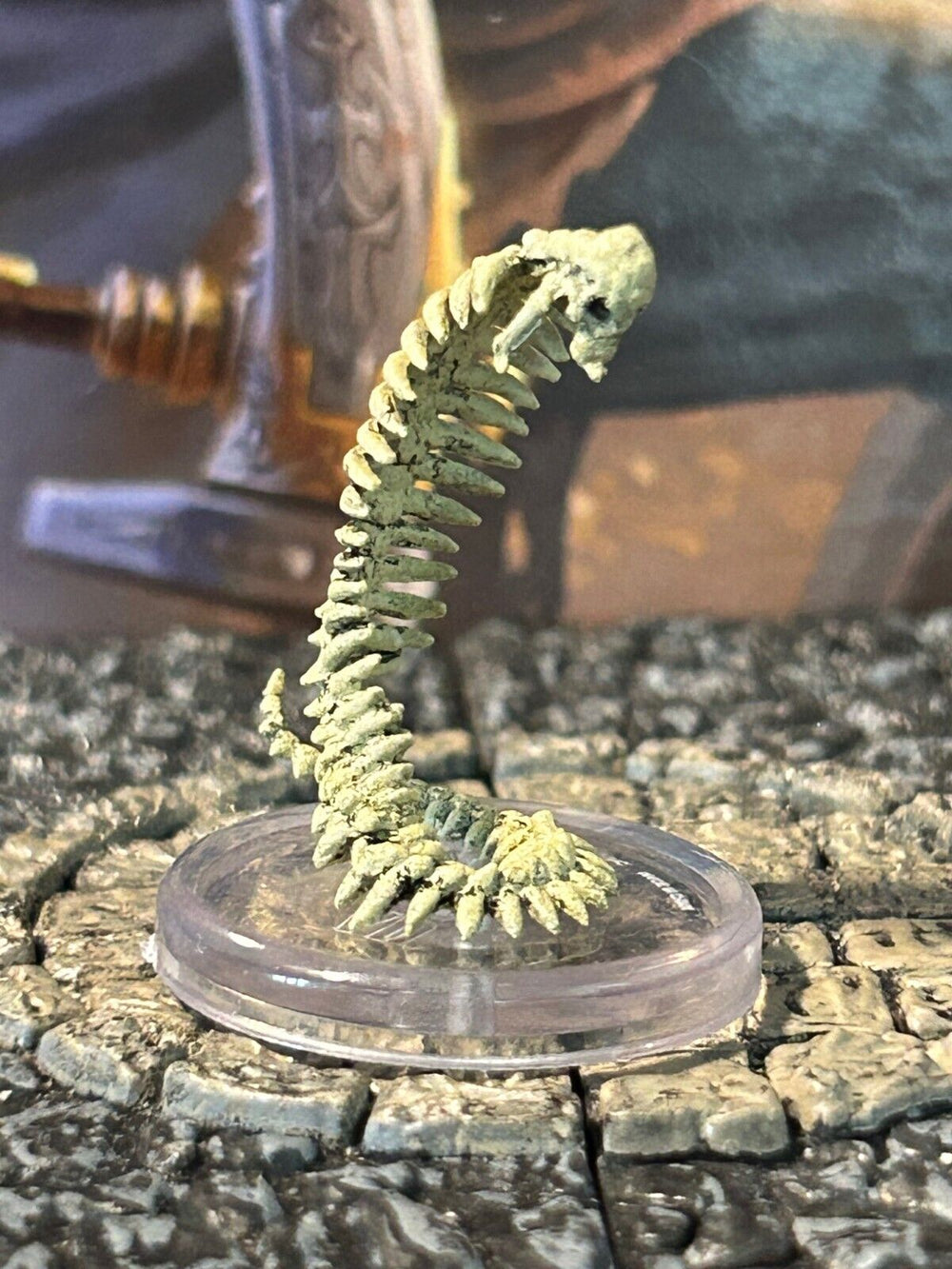 Skeletal Construct Miniature Armies of the Dead D&D Dungeons Dragons bone snake