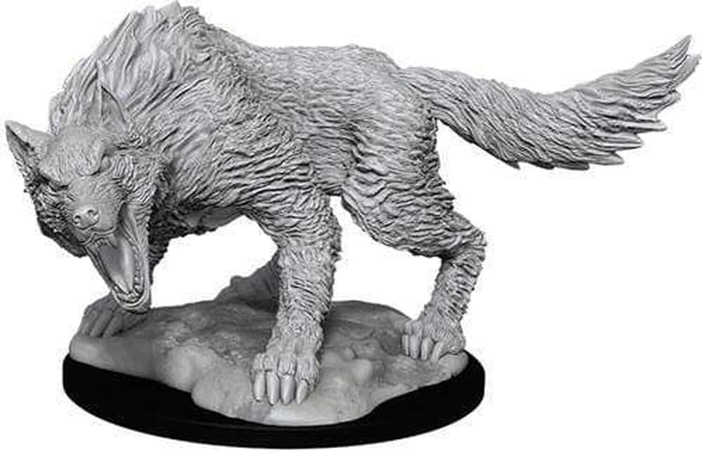 Winter Wolf W11 Nolzur's D&D miniature Dungeons Dragons unpainted large dire Z