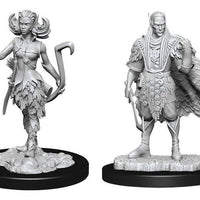 Autumn & Summer Eladrin 2pk Nolzur's D&D miniature Dungeons Dragons unpainted Z