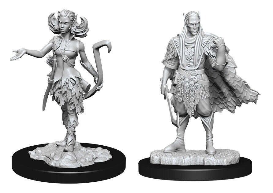 Autumn & Summer Eladrin 2pk Nolzur's D&D miniature Dungeons Dragons unpainted Z