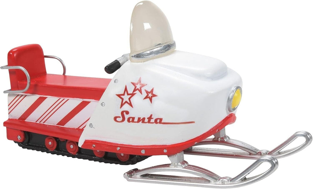 Candy Cane Snowmobile Department 56 Village Accessories 60011456 Christmas Z