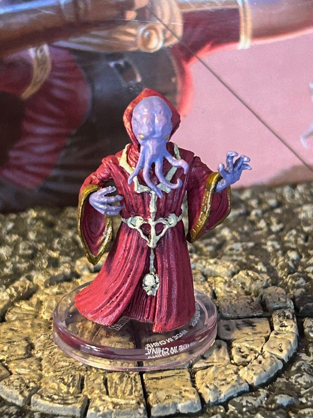 Mind Flayer D&D Miniature Dungeons Dragons Classic Monsters Collection K-N mage