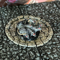 Rat Swarm printed painted miniature Dungeon Dragons D&D animal druid giant dire