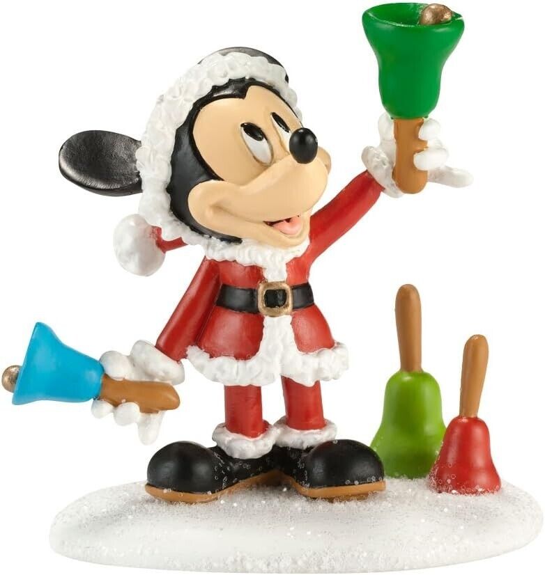 Ringing in the Holidays Department 56 Disney Village 4032206 Christmas mouse Z