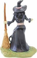 
              Double Trouble Witch Department 56 Snow Village Halloween 6012289 scary broom Z
            