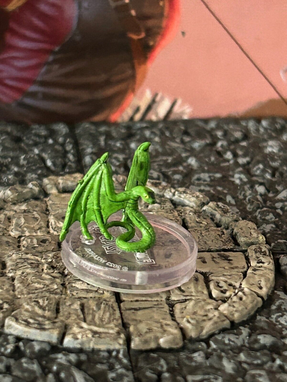 Flying Snake D&D Miniature Dungeons Dragons Sand Stone 12 Zhentarim companion Z