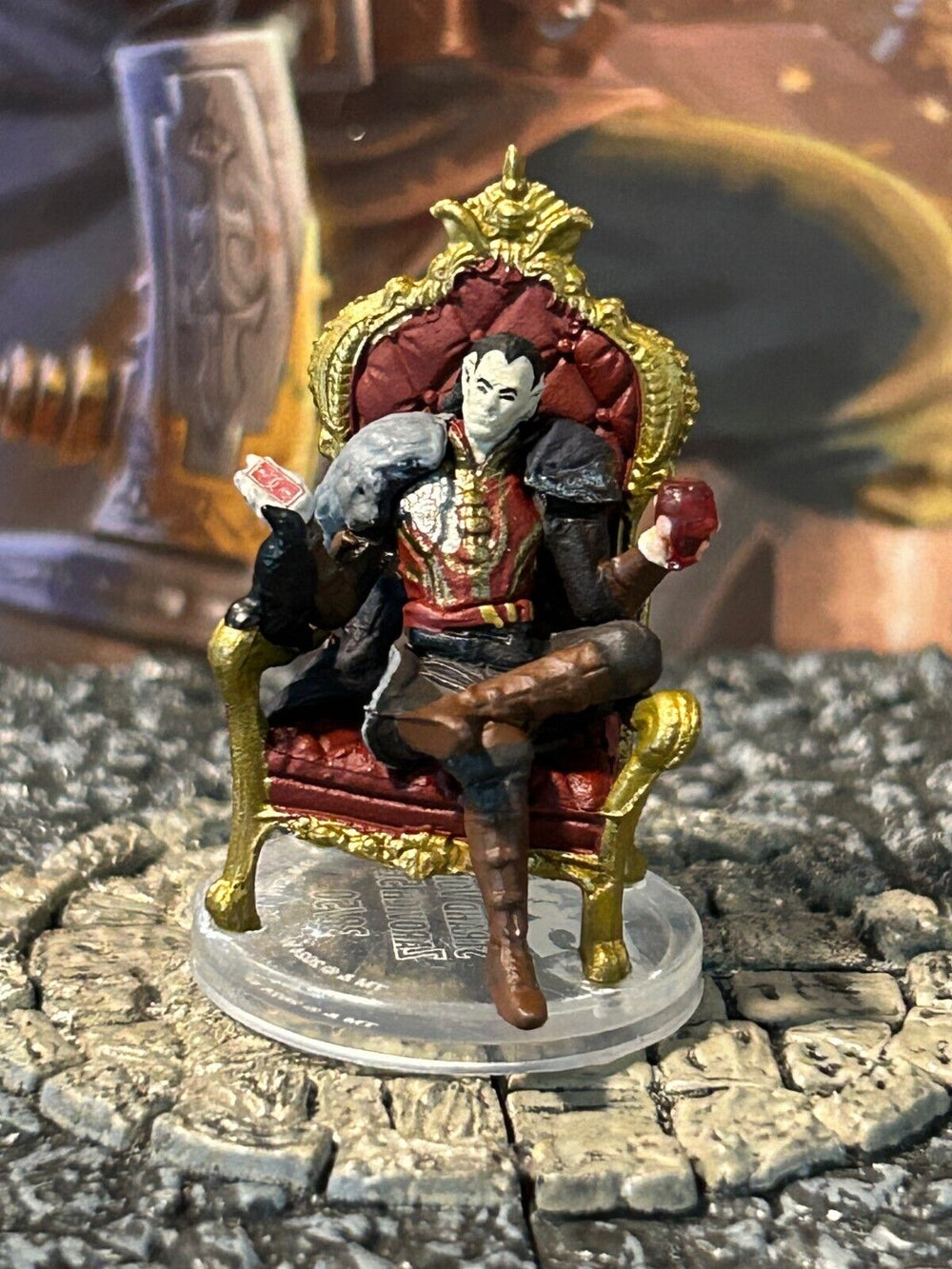 Strahd Von Zarovich 5E D&D Miniature Dungeons Dragons 50th Anniversary vampire