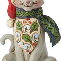 Christmas Cat Mini 6012961 Jim Shore Heartwood Creek Four Seasons holiday Z