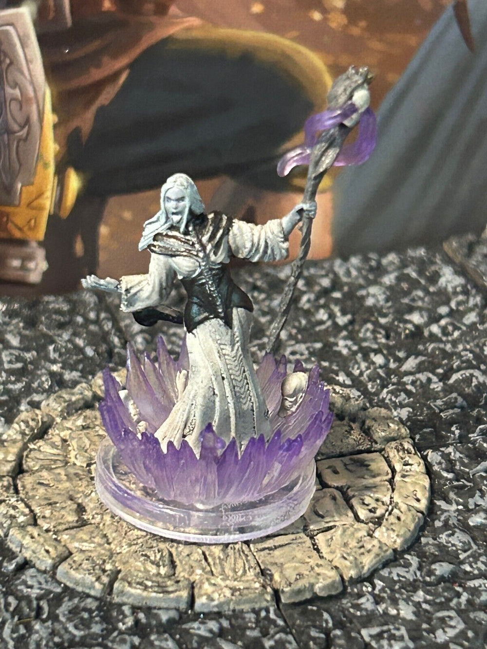 Necromancer Wizard D&D Miniature Dungeons Dragons Vecna Eve of Ruin 31 lich A