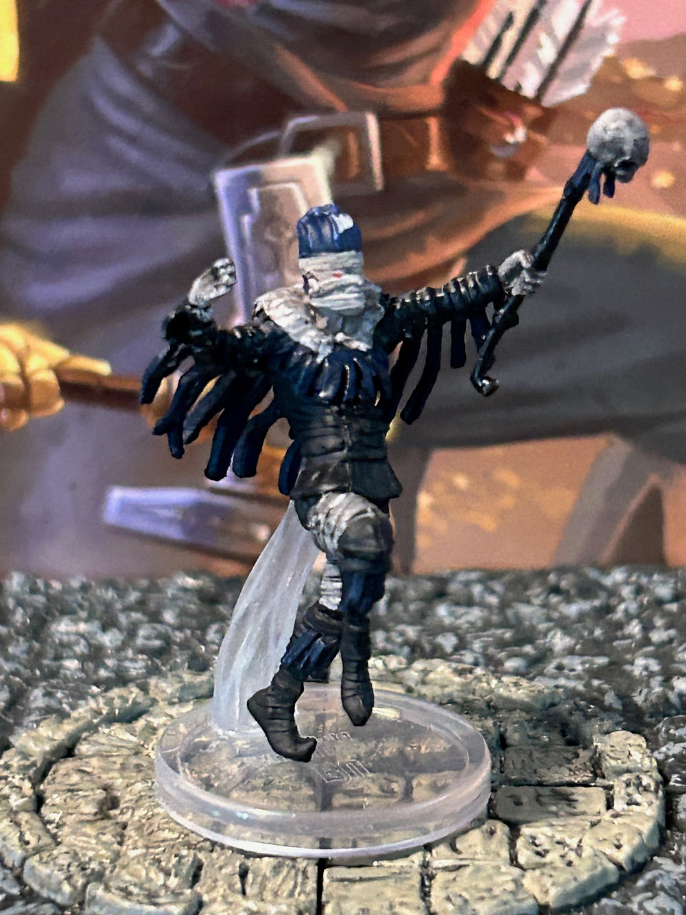 Caligni Dancer D&D Miniature Dungeons Dragons Bestiary Unleashed necromancer Z