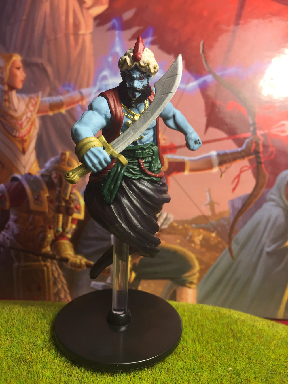 Djinn D&D Miniature Dungeons Dragons Rage of Demons large air genie djinni 32 Z