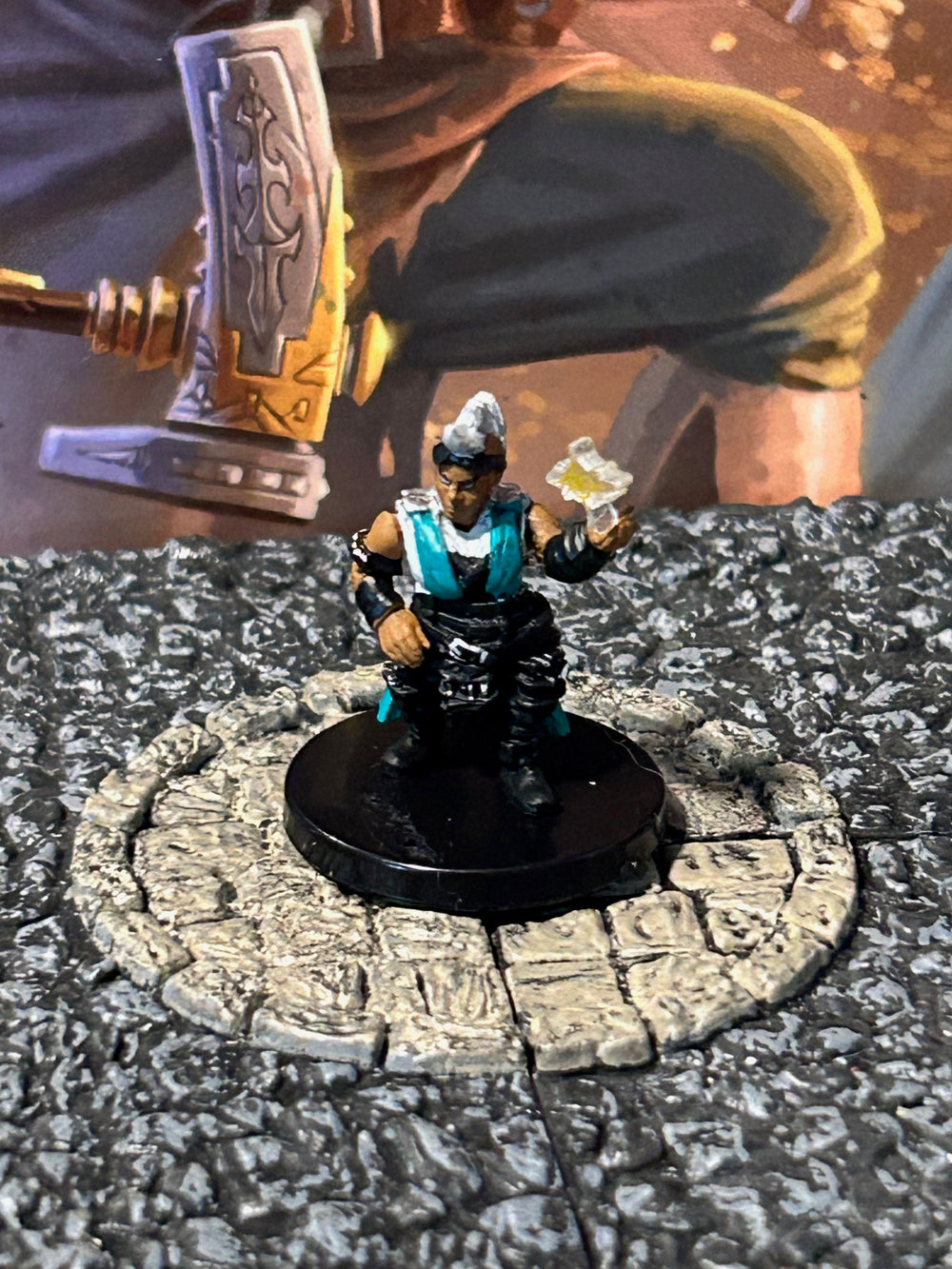 Dwarf Magewright D&D Miniature Dungeons Dragons Eberron Last War 10 wizard druid