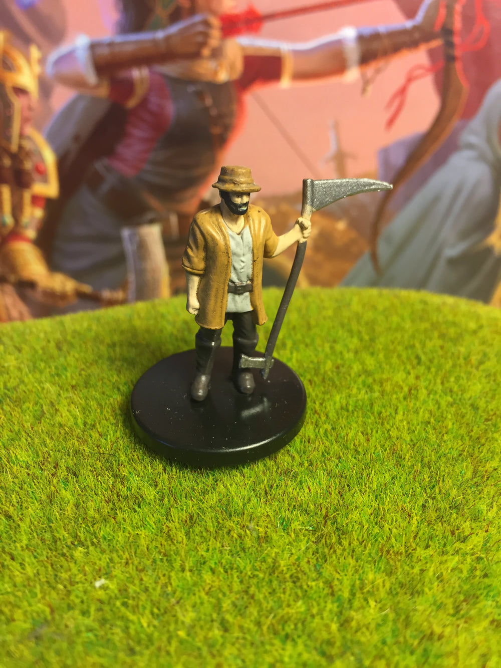 Farmer D&D Miniature Dungeons Dragons Rusty Dragon Inn npc villager human 4 Z