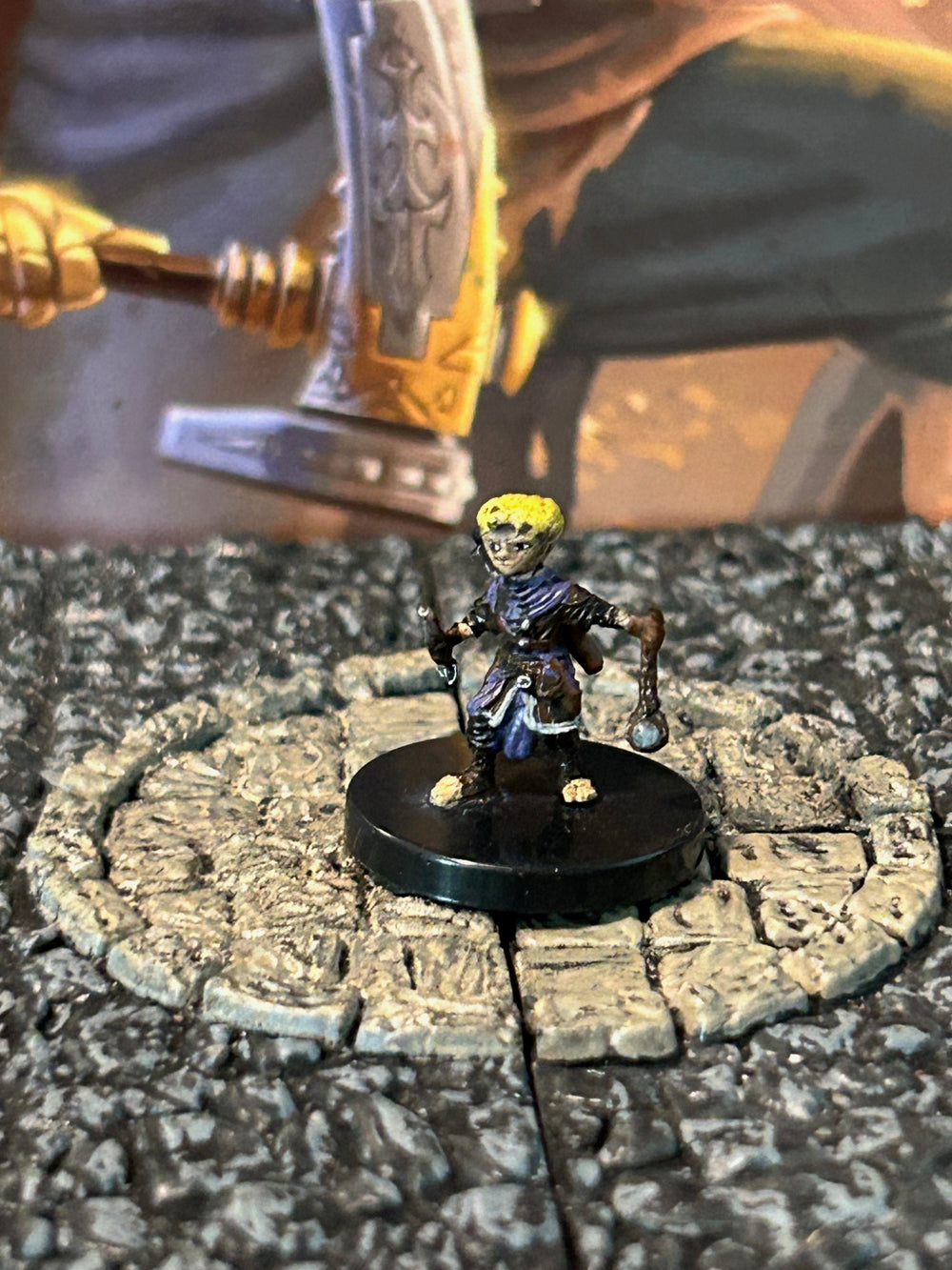 Halfling Slinger D&D Miniature Dungeons Dragons Legendary Adventures rogue fighter