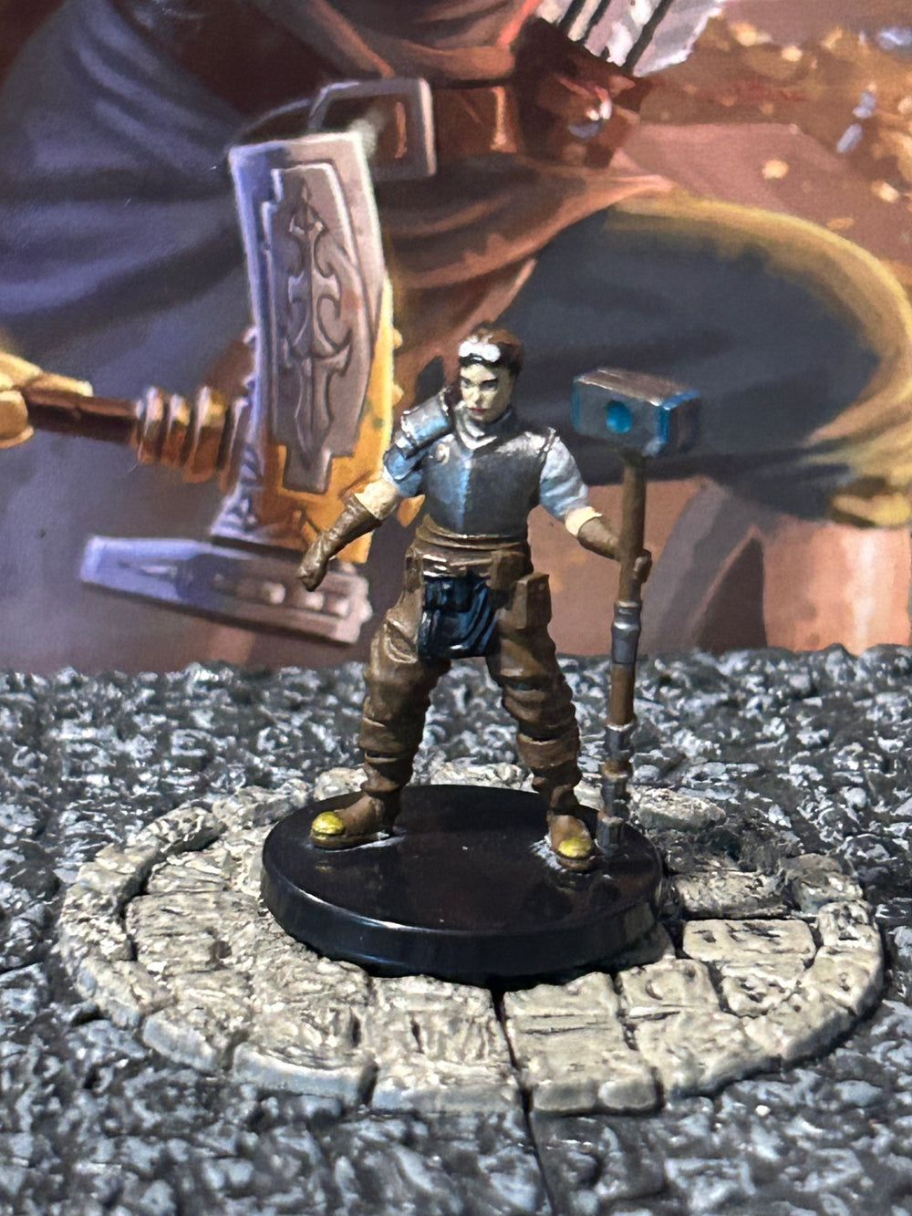 Human Artificer D&D Miniature Dungeons Dragons Eberron War cleric fighter 22 Z