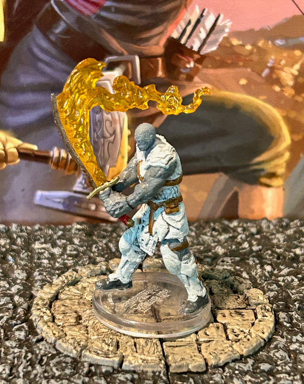 Neruk the Unkillable Death Saves miniature D&D Dungeons Dragons goliath fighter