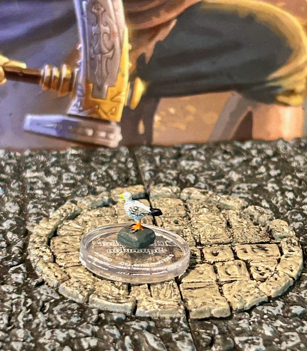Christopher Squawkin Death Saves miniature D&D Dungeons Dragons War Dragons bird