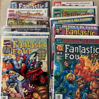 Fantastic Four (1998) Comic Lot Issues #1 - 25 missing 22, + Annual Marvel VF-NM