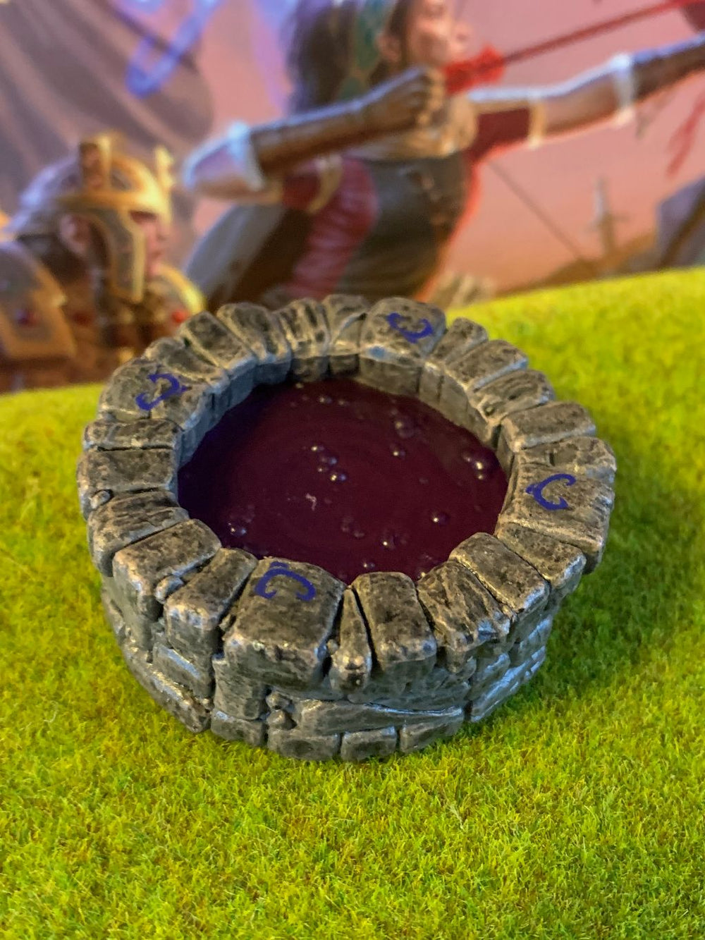 Runewell of Gluttony Return of Runelords D&D Miniature Dungeons Dragons purple