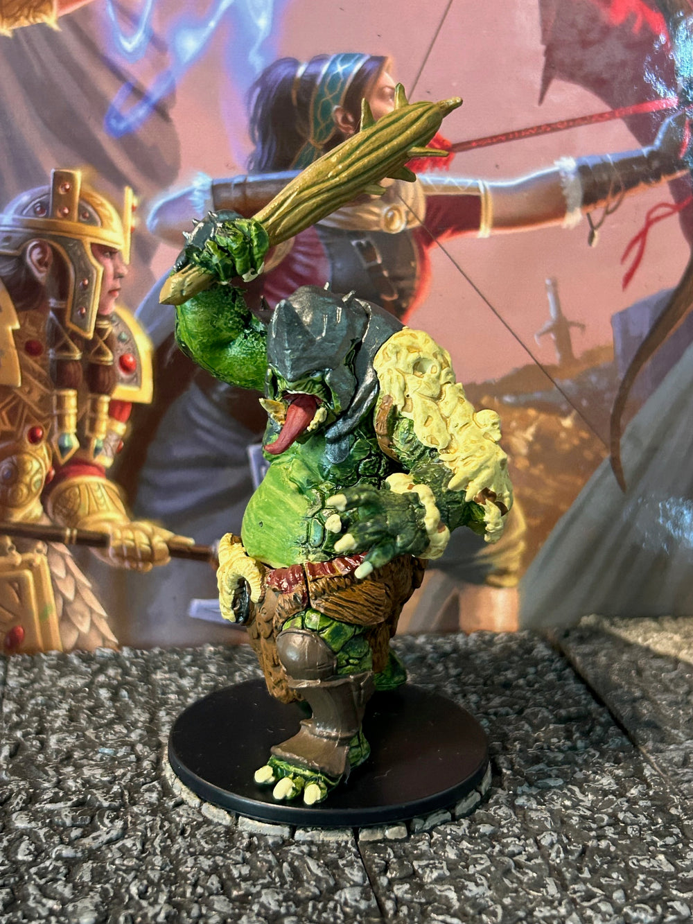 Troll Leader D&D Miniature Dungeons Dragons Kingmaker large warrior swamp 26 Z
